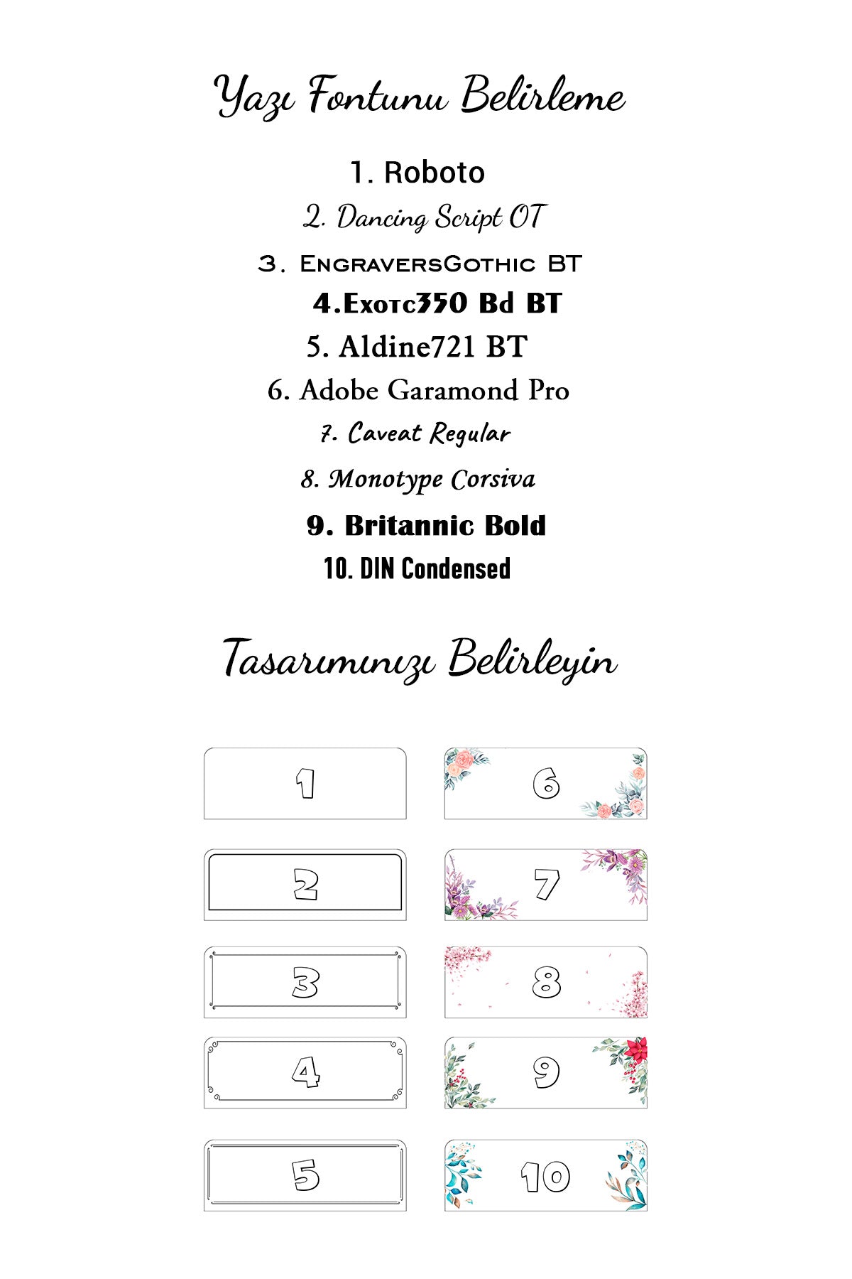 Royal Organizer Deri Masa İsimliği Siyah Gold Detaylı