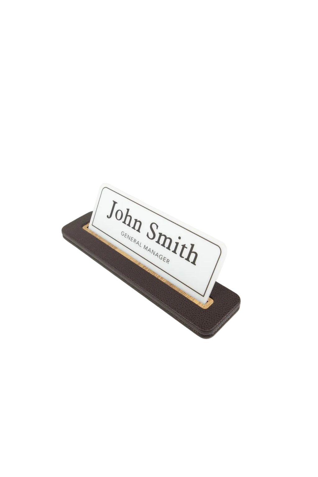 Alya Deri Masa İsimliği Kahve Ahşap Detaylı
