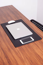 Deri Masa Sümeni Siyah 60x35cm