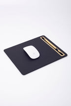 Deri Mousepad Siyah Gold Detaylı