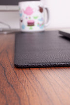 Deri Masa Sümeni Siyah 90x50cm