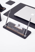 Capella Deri Sümen Takımı 6 Parça Masa isimlikli