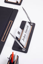 Capella Deri Sümen Takımı 6 Parça Kapaklı Model Masa isimlikli