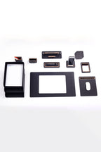 Capella Deri Sümen Takımı 12 Parça Üçlü Evrak Raflı