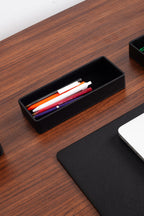 Felix Kenarlı Deri Sümen Takımı Siyah 8 Parça