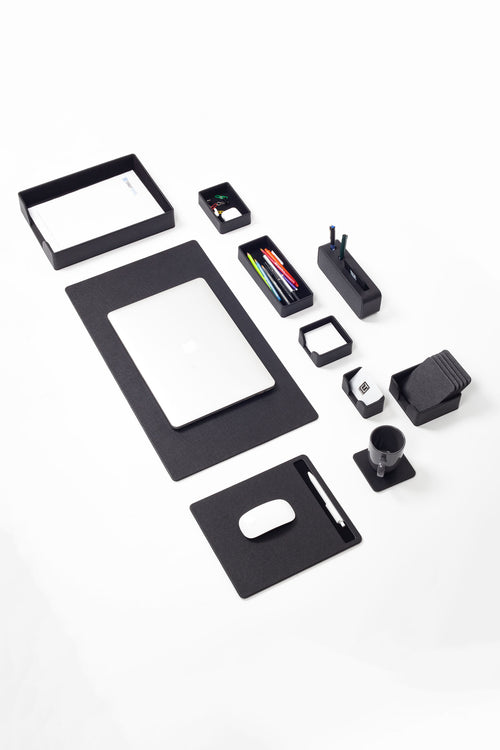 Oslo Deri Sümen Takımı Siyah 10 Parça