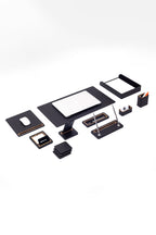 Pera Deri Sümen Takımı 10 Parça Tekli Evrak Raflı