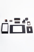 Pera Deri Sümen Takımı 11 Parça İkili Evrak Raflı