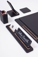 Rigel Deri Sümen Takımı 6 Parça Kapaklı Model