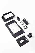 Roma Deri Sümen Takımı Siyah 9 Parça