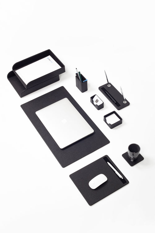 Roma Deri Sümen Takımı Siyah 9 Parça