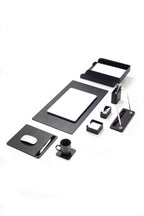 Deri Sümen Takımı Siyah 9 Parça