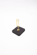 Deri Not Tutucu Gold Detaylı