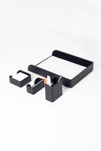 Felix Deri Masaüstü Seti 4 Parça Siyah