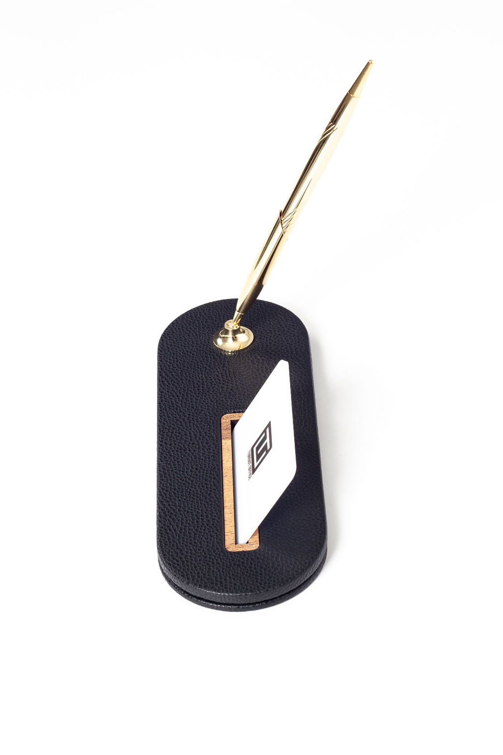 Polo Deri Kalem Ünitesi Siyah Ahşap Detaylı