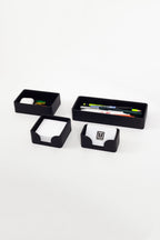 Felix Masaüstü Deri Organizer Seti 4 Parça Siyah