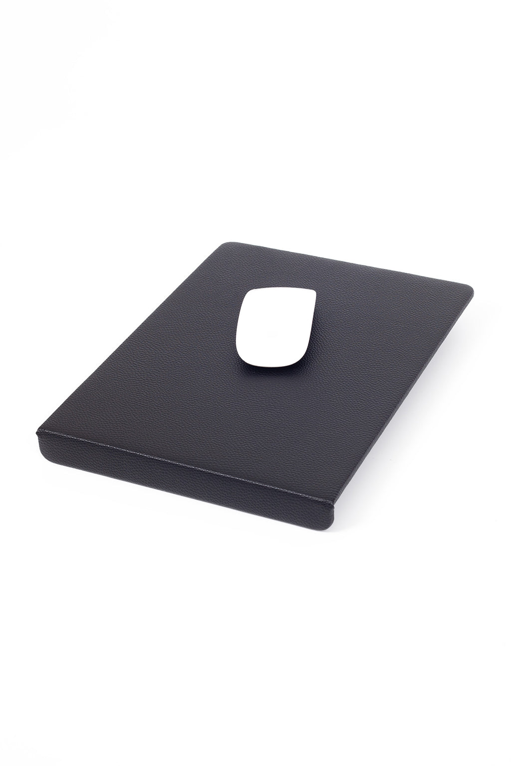 Deri Kenar Korumalı Mousepad Siyah 23x30cm