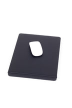 Deri Kenar Korumalı Mousepad Siyah 23x30cm