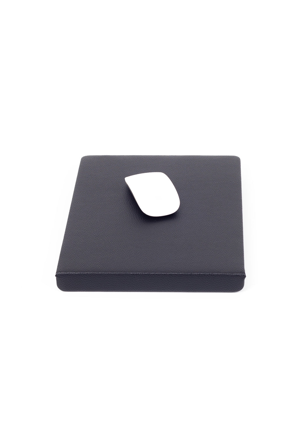 Deri Kenar Korumalı Mousepad Siyah 23x30cm