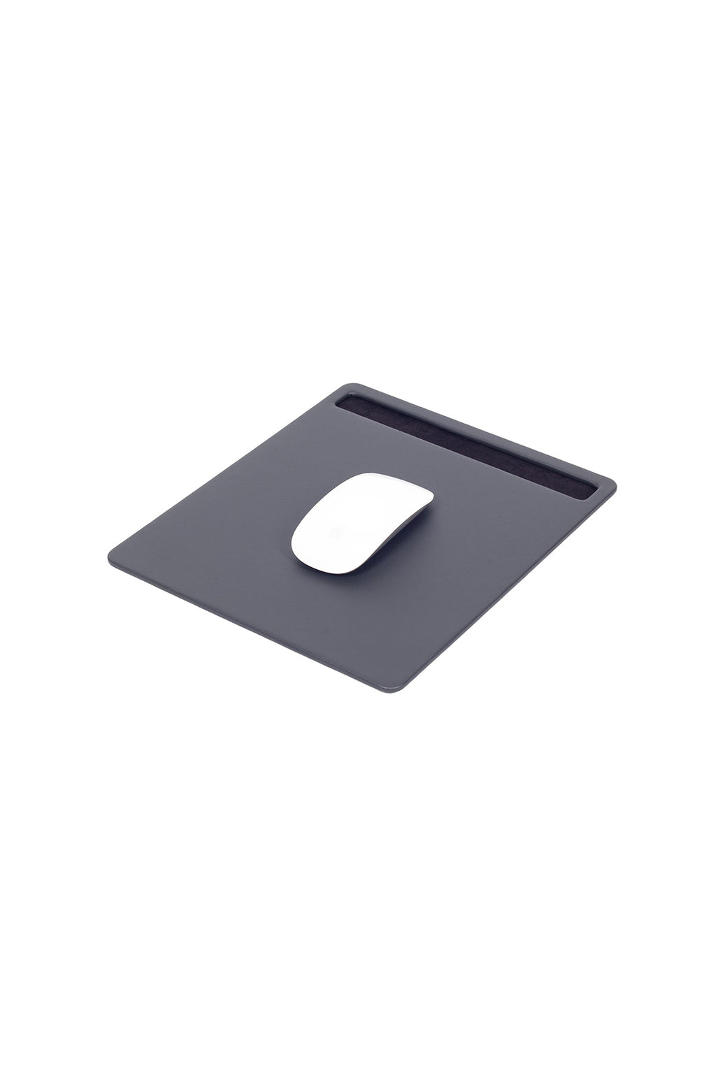 Deri Mousepad Antrasit 23x27cm Kalem Bölümlü