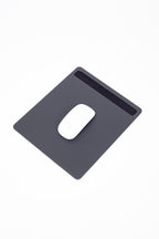 Deri Mousepad Antrasit 23x27cm Kalem Bölümlü