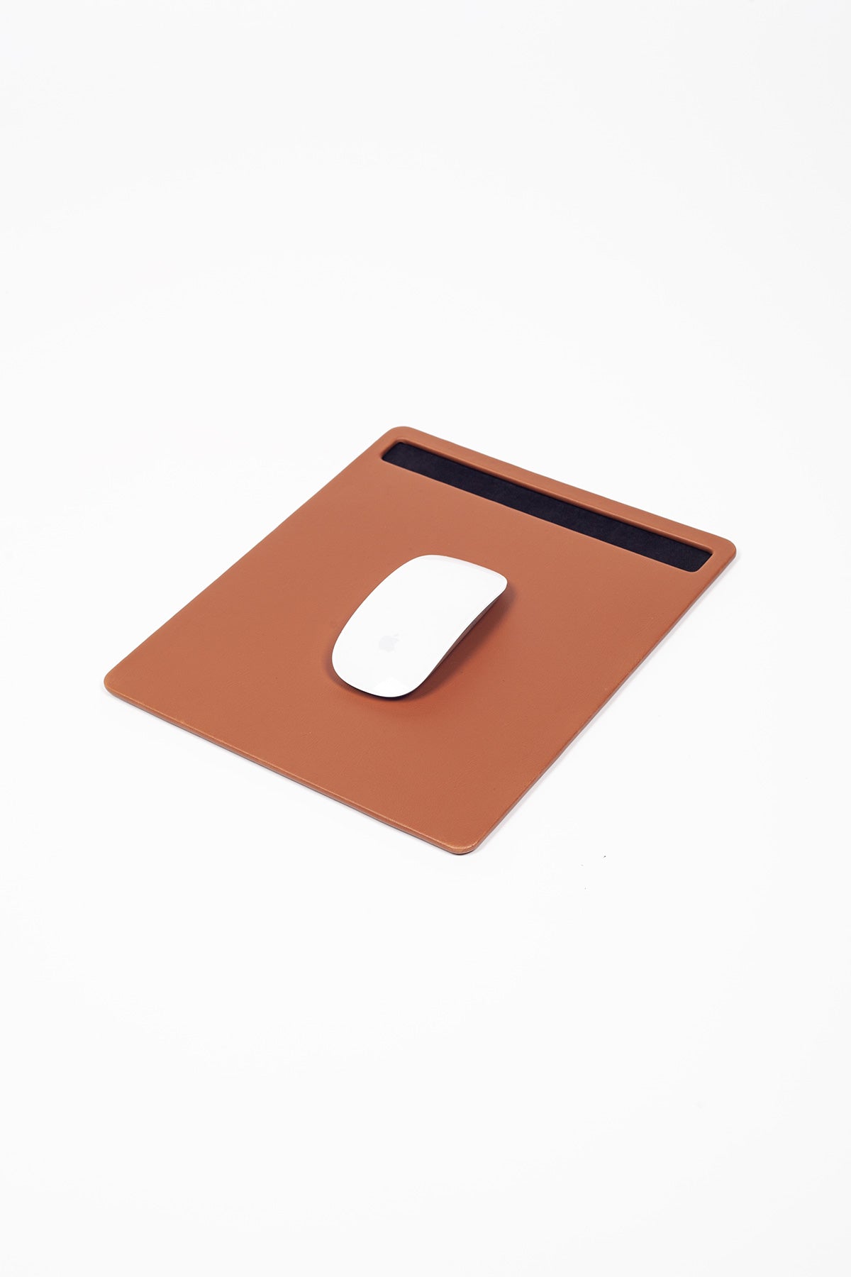 Deri Mousepad Taba 23x27cm Kalem Bölümlü