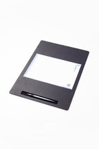 Deri Toplantı Sümeni Siyah Dikey Kalem Bölümlü 49x34cm