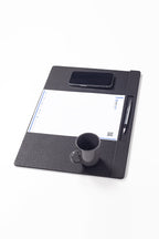 Deri Toplantı Sümeni Kalem Bölümlü 49x34cm Siyah