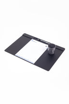 Deri Toplantı Sümeni Kalem Bölümlü 49x34cm Siyah