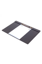 Deri Toplantı Sümeni Kalem Bölümlü 49x34cm Düz Siyah Ahşap Detaylı