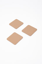 Vizon Deri Bardak Altlığı Kare 3 Adet