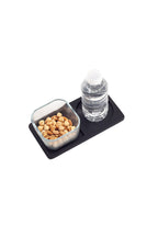 Toplantı Odası Bardak Altlığı 2 Bölümlü Düz Siyah