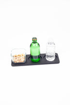 Toplantı Odası Bardak Altlığı 3 Bölümlü Siyah