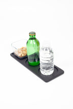 Toplantı Odası Bardak Altlığı 3 Bölümlü Siyah