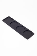 Toplantı Odası Bardak Altlığı 4 Bölümlü Siyah