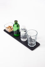 Toplantı Odası Bardak Altlığı 4 Bölümlü Siyah