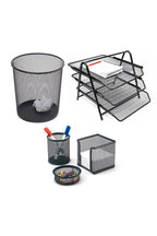 Perfore 5'li Metal Ofis Masaüstü Seti