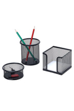 Perfore 3'lü Metal Masaüstü Seti