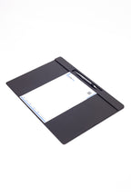 Deri Toplantı Sümeni Kalem Bölümlü 49x34cm Düz Siyah