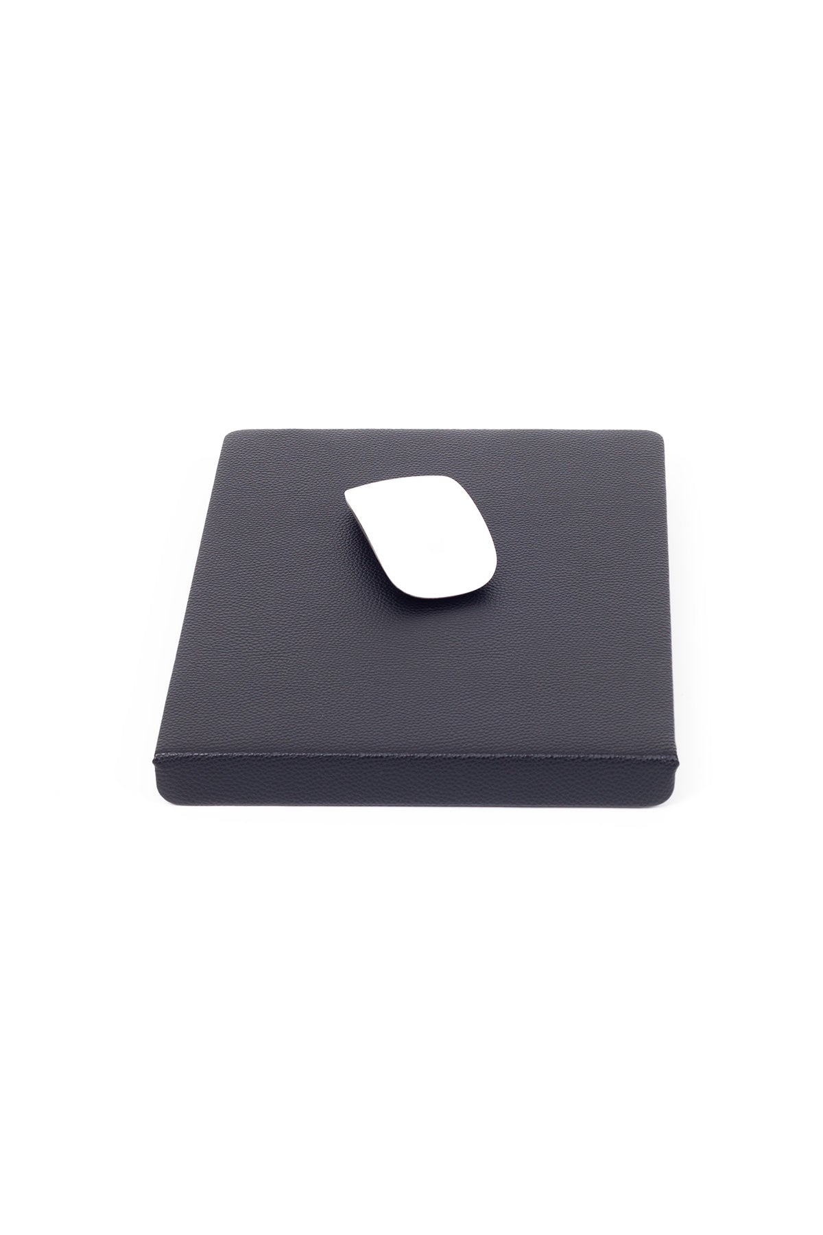 Deri Kenar Korumalı Mousepad Siyah 23x30cm