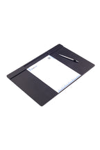 Deri Toplantı Sümeni Kalem Bölümlü 49x34cm Düz Siyah