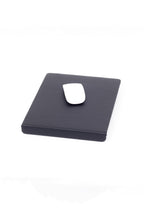 Deri Kenar Korumalı Mousepad Siyah 23x30cm