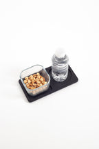 Toplantı Odası Bardak Altlığı 2 Bölümlü Siyah