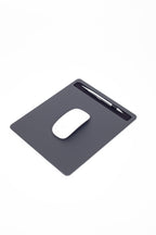 Deri Mousepad Antrasit 23x27cm Kalem Bölümlü