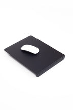 Deri Kenar Korumalı Mousepad Siyah 23x30cm