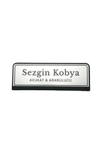 Masa İsimliği Plakası İsimlik Tabelası
