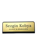Masa İsimliği Plakası İsimlik Tabelası