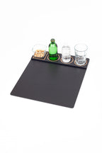 Masa Sümeni Toplantı Seti Düz Siyah Ahşap Detaylı