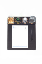 Masa Sümeni Toplantı Seti Düz Siyah Ahşap Detaylı