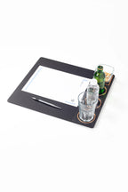 Masa Sümeni Toplantı Seti Siyah Ahşap Detaylı